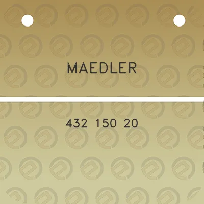 maedler-432-150-20