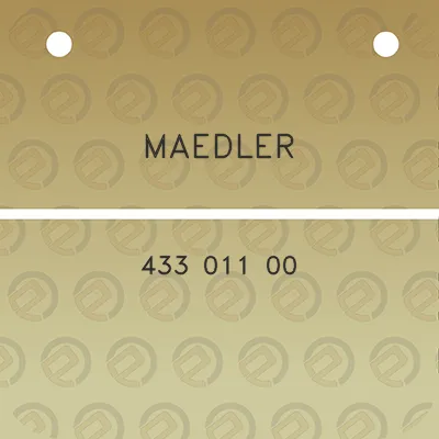 maedler-433-011-00