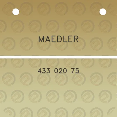 maedler-433-020-75