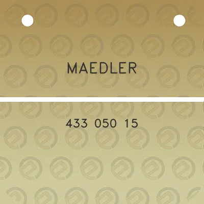 maedler-433-050-15