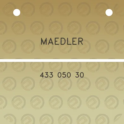 maedler-433-050-30