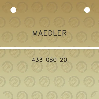 maedler-433-080-20