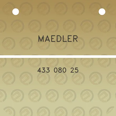 maedler-433-080-25