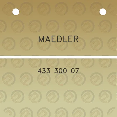 maedler-433-300-07