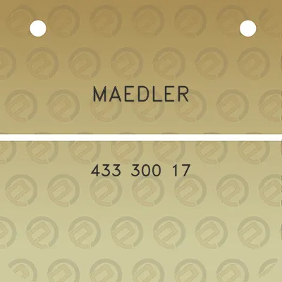 maedler-433-300-17