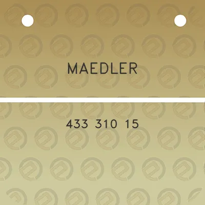 maedler-433-310-15