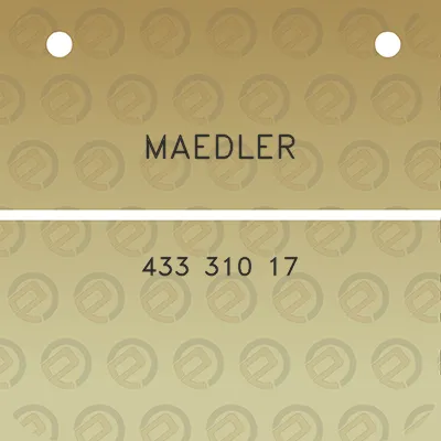 maedler-433-310-17