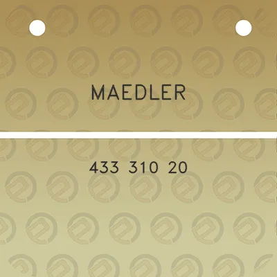 maedler-433-310-20