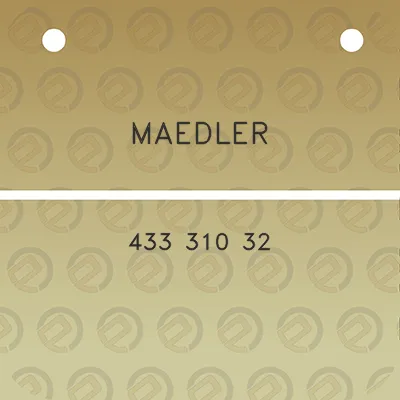 maedler-433-310-32