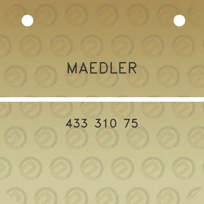 maedler-433-310-75