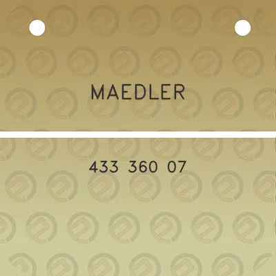 maedler-433-360-07