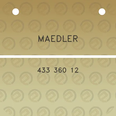 maedler-433-360-12