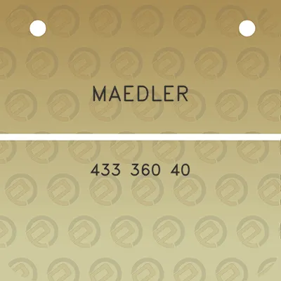 maedler-433-360-40