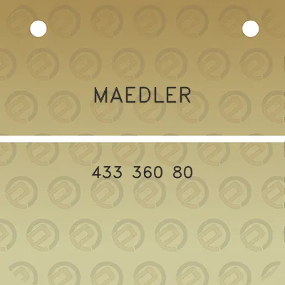 maedler-433-360-80