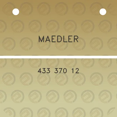 maedler-433-370-12