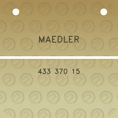 maedler-433-370-15