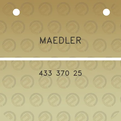 maedler-433-370-25