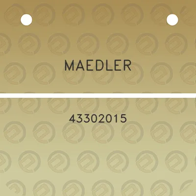 maedler-43302015