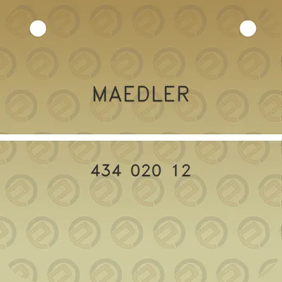 maedler-434-020-12