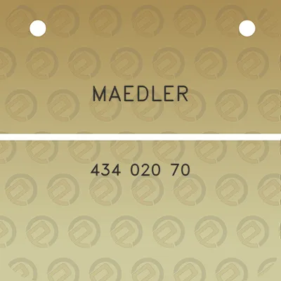 maedler-434-020-70