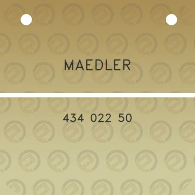 maedler-434-022-50