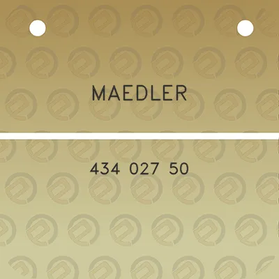 maedler-434-027-50