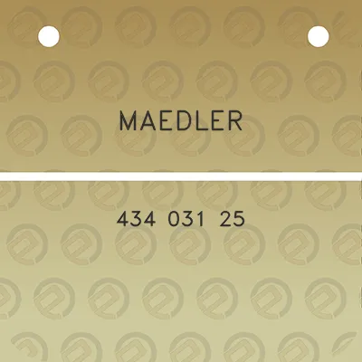 maedler-434-031-25