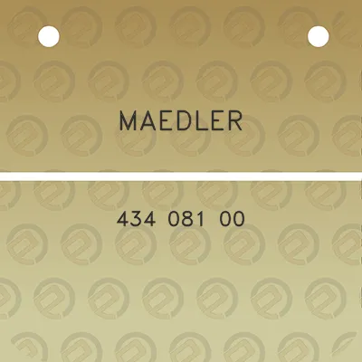 maedler-434-081-00