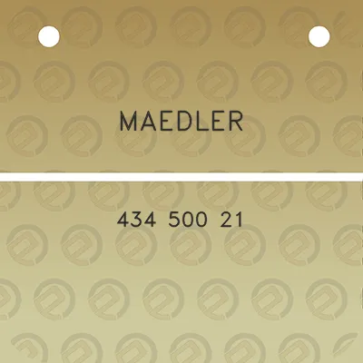 maedler-434-500-21