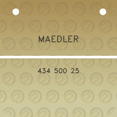 maedler-434-500-25