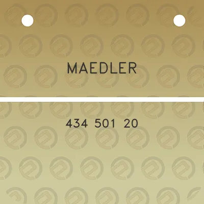 maedler-434-501-20