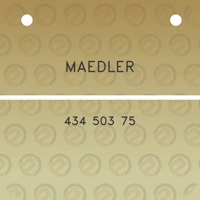 maedler-434-503-75