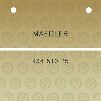 maedler-434-510-25