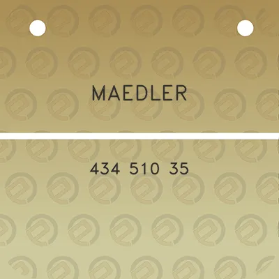 maedler-434-510-35