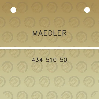 maedler-434-510-50