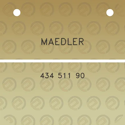 maedler-434-511-90