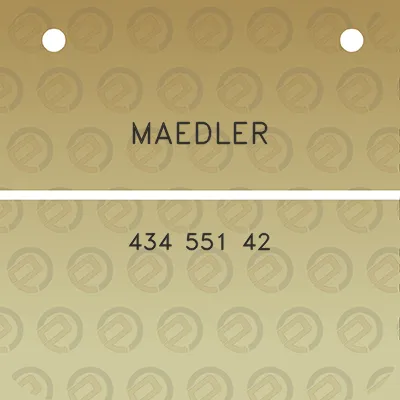 maedler-434-551-42