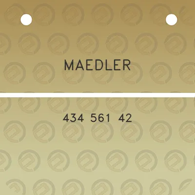 maedler-434-561-42