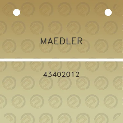 maedler-43402012