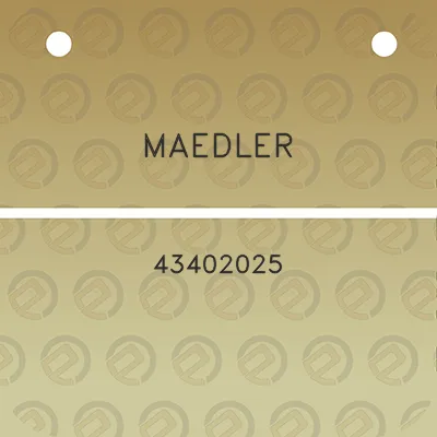 maedler-43402025