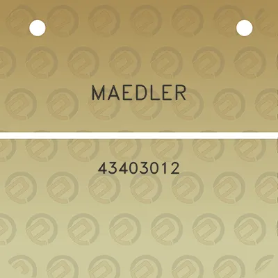 maedler-43403012