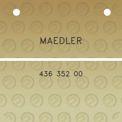 maedler-436-352-00