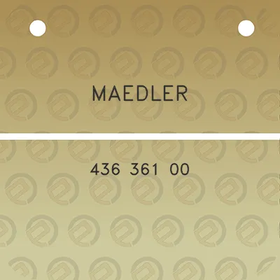 maedler-436-361-00