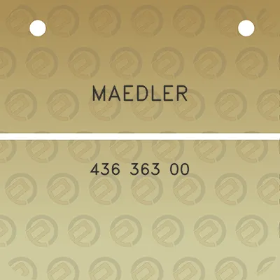 maedler-436-363-00