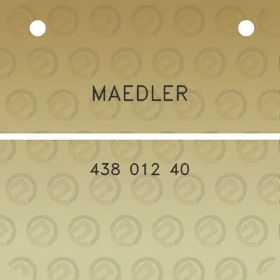 maedler-438-012-40