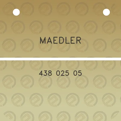 maedler-438-025-05