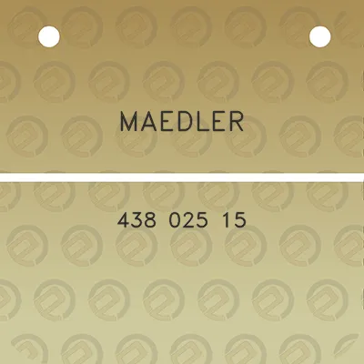 maedler-438-025-15