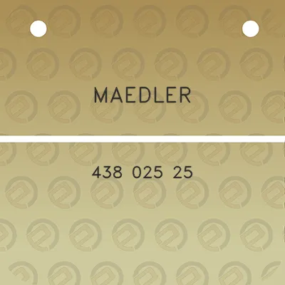 maedler-438-025-25