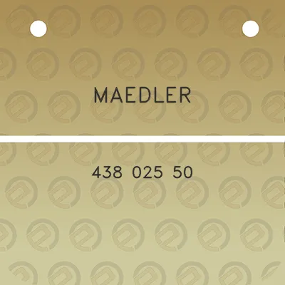 maedler-438-025-50