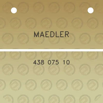 maedler-438-075-10